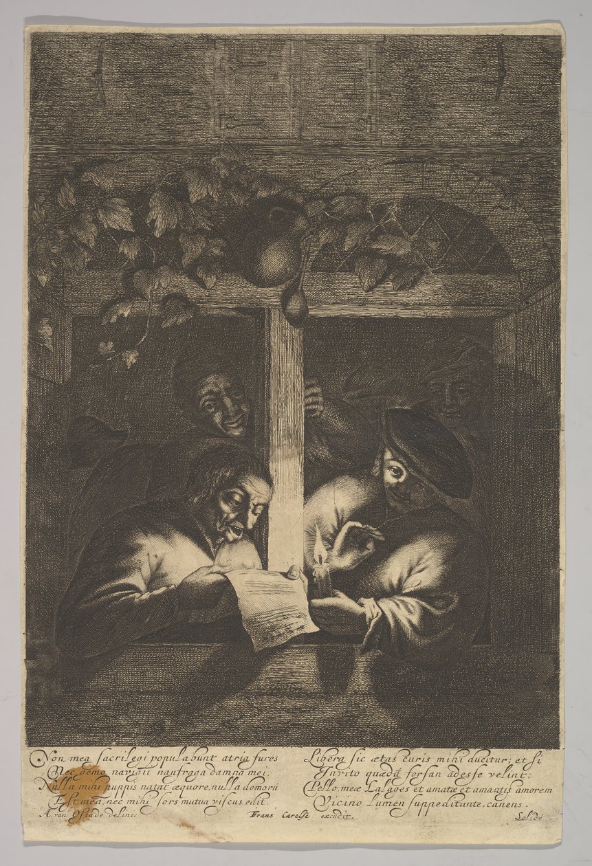 Cantores na janela, 1610-85. de Unbekannt