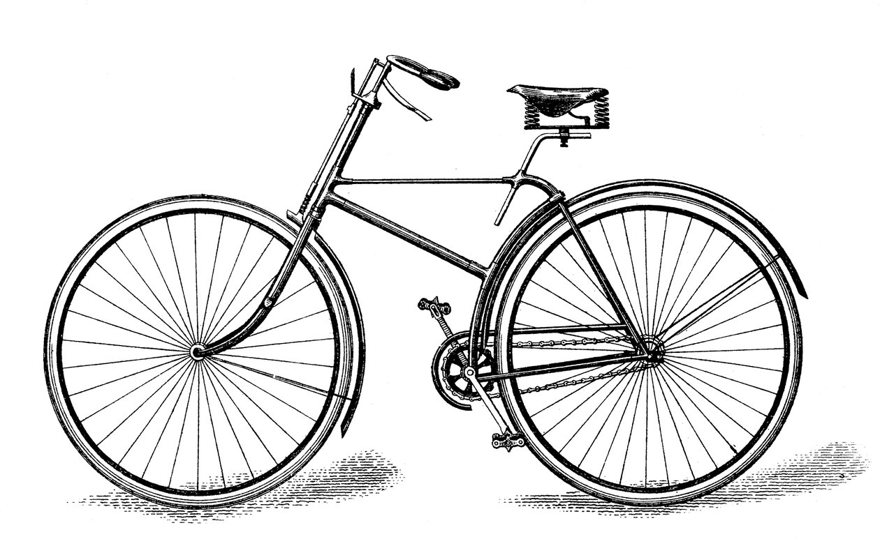 Bicicleta de segurança especial para cantores, c1886 1890 de Unbekannt