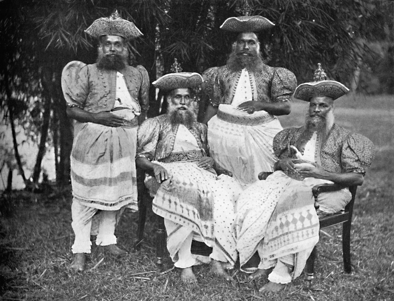Homens cingaleses de alto escalão, 1902 de Unbekannt