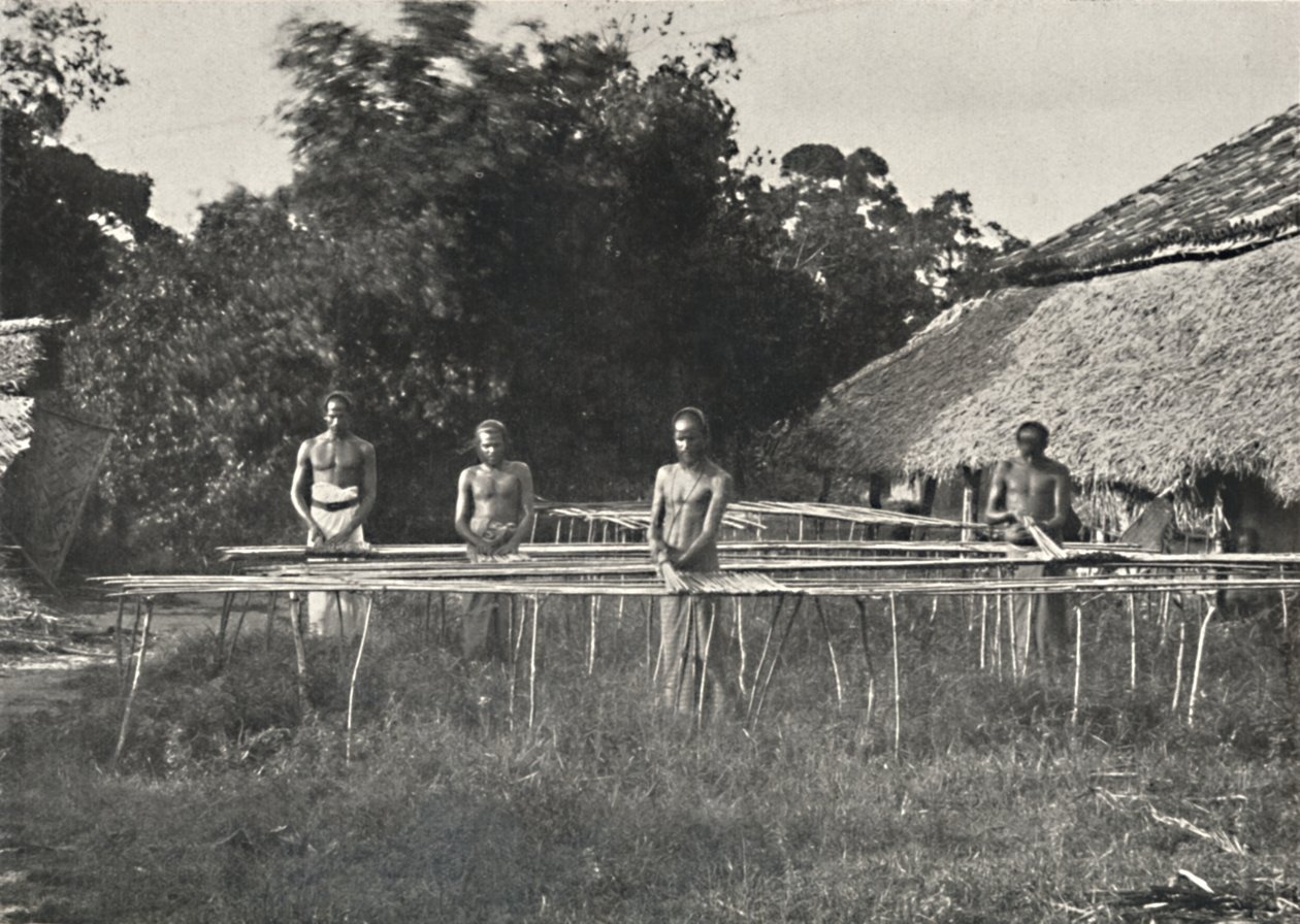 Alfaiates cingaleses no trabalho, 1926 de Unbekannt