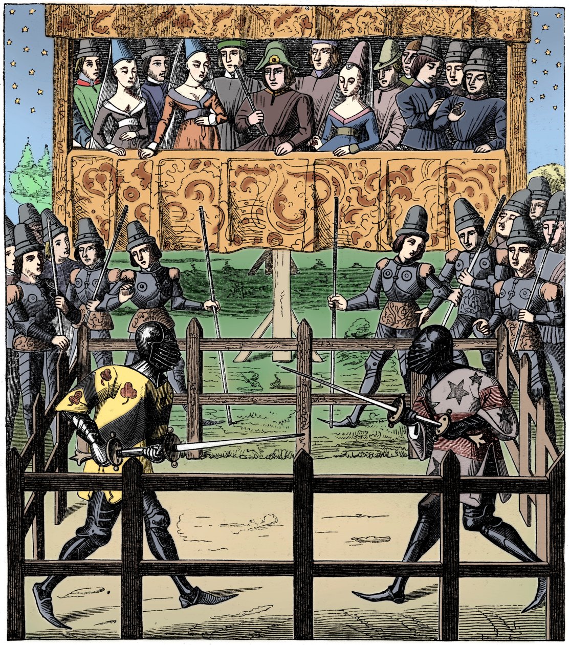 Combate único, século XV 1849 de Unbekannt