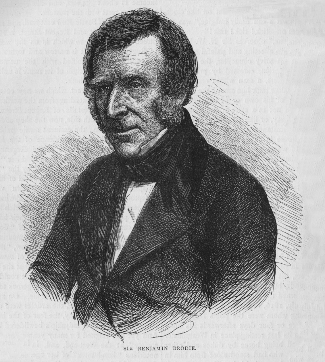 Sir Benjamin Brodie, médico inglês, c1860 1878 de Unbekannt