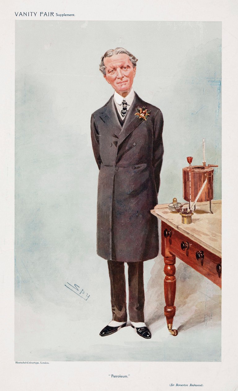 Sir Boverton Redwood, químico galês de Unbekannt