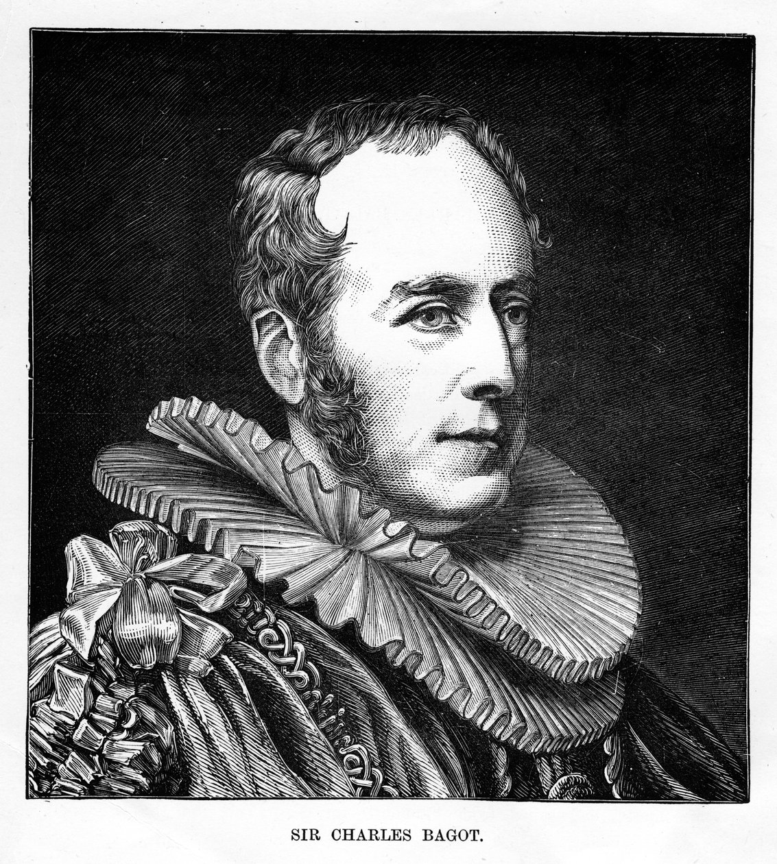 Sir Charles Bagot, diplomata inglês, século XIX de Unbekannt