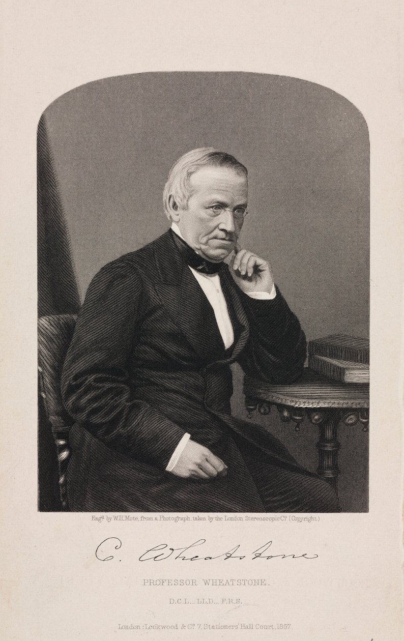 Sir Charles Wheatstone, físico inglês de Unbekannt