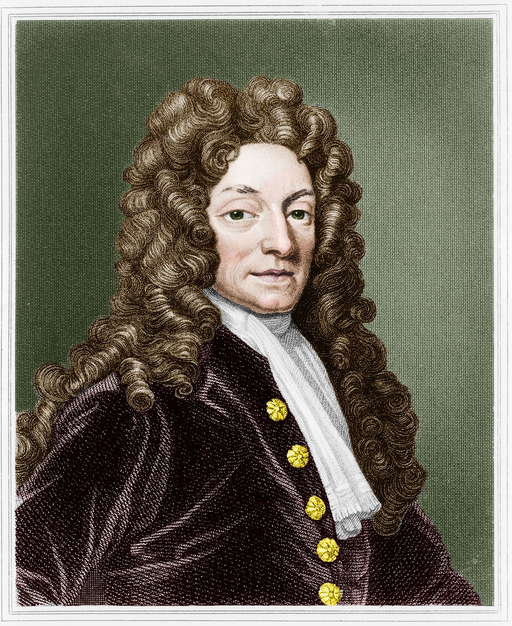 Sir Christopher Wren, arquiteto inglês, c1680 de Unbekannt