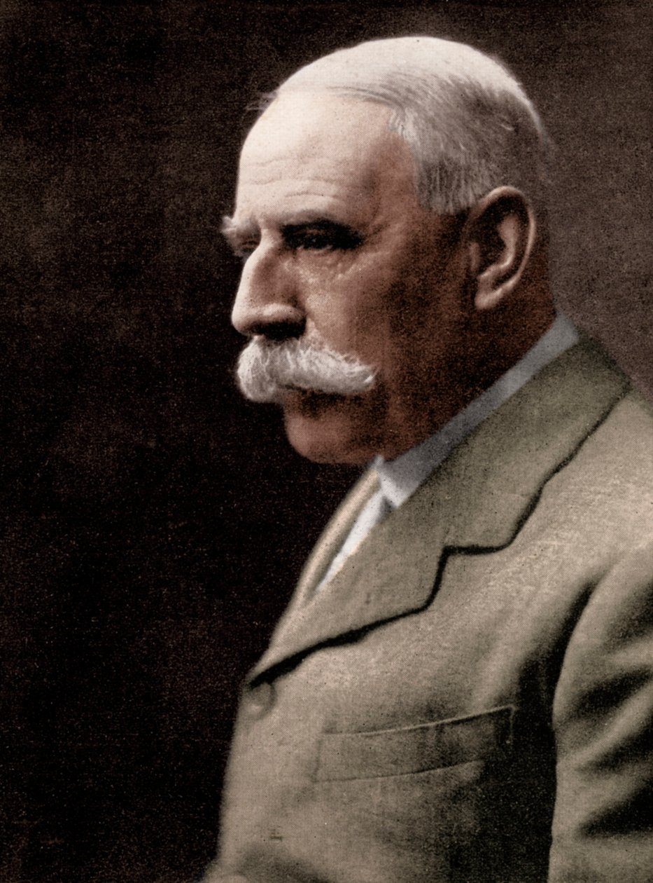 Sir Edward Elgar, 1857-1934, compositor inglês, início do século XX. de Unbekannt
