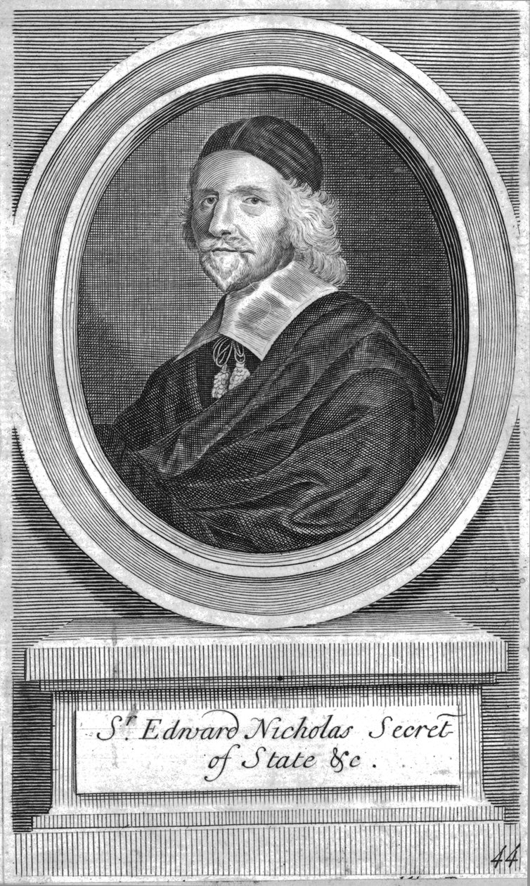 Sir Edward Nicholas, Secretário de Estado, meados do século XVII de Unbekannt