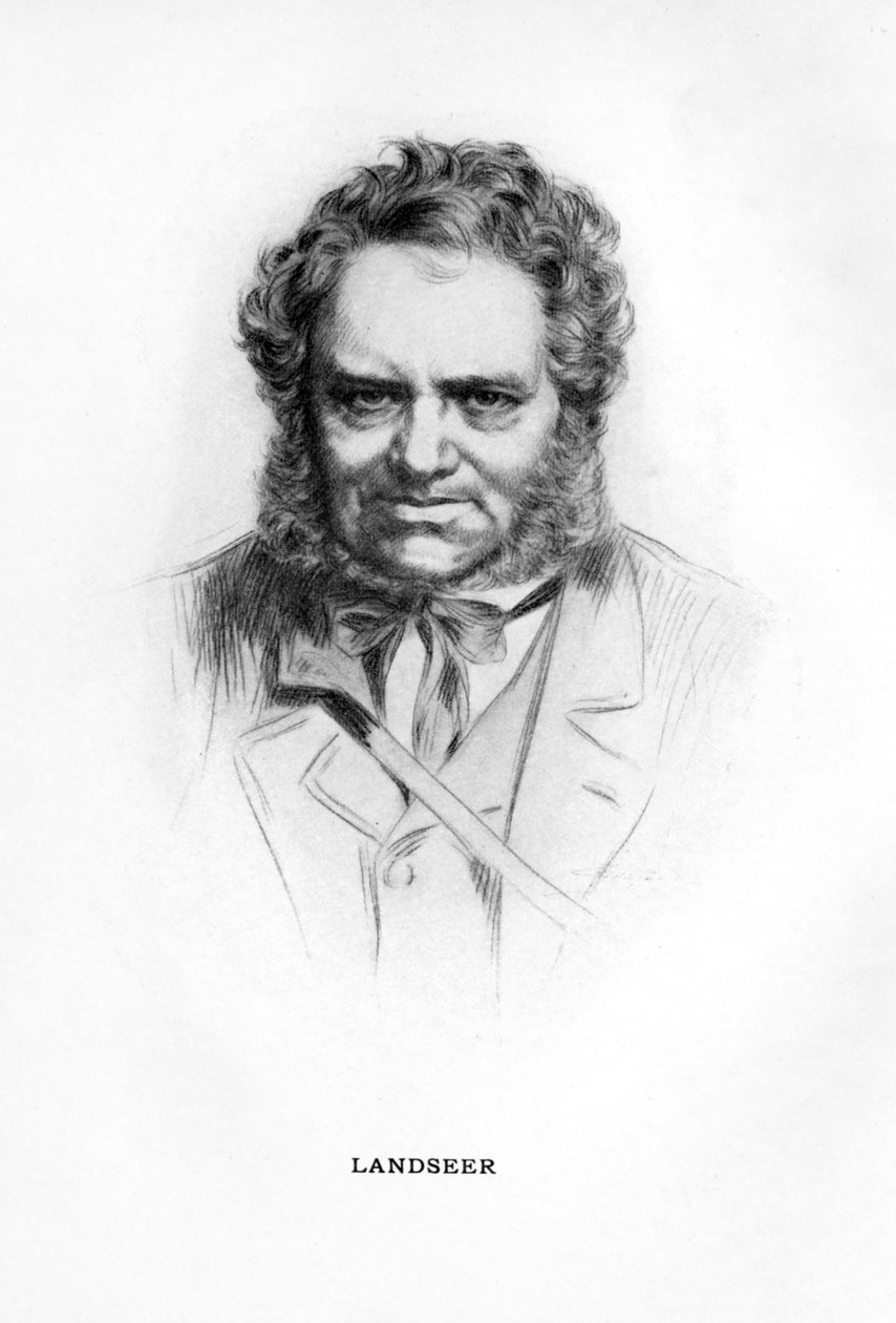 Sir Edwin Henry Landseer, pintor britânico, 1912. de Unbekannt