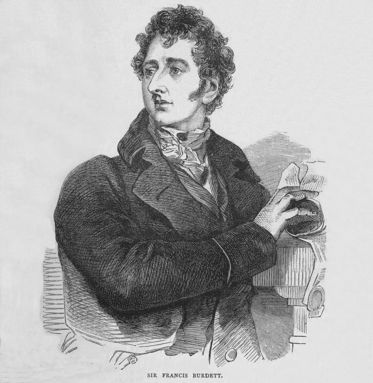 Sir Francis Burdett, político reformista inglês, c1810 1878 de Unbekannt