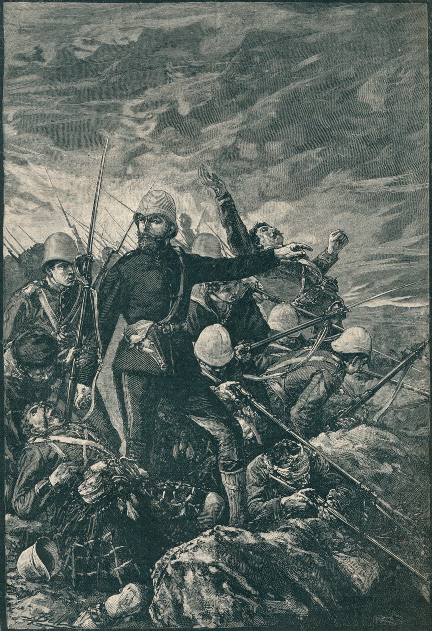 Sir George Colley em Majuba Hill, 1906 de Unbekannt