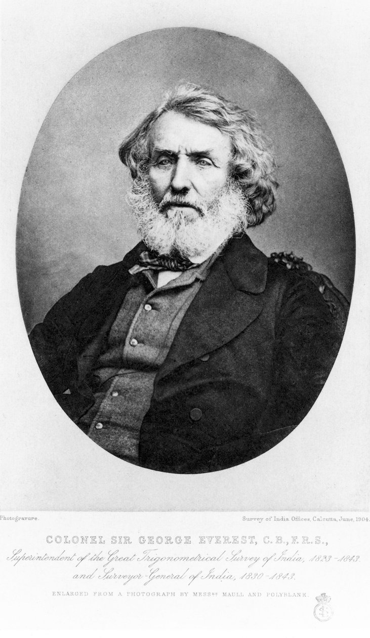 Sir George Everest, engenheiro militar. de Unbekannt