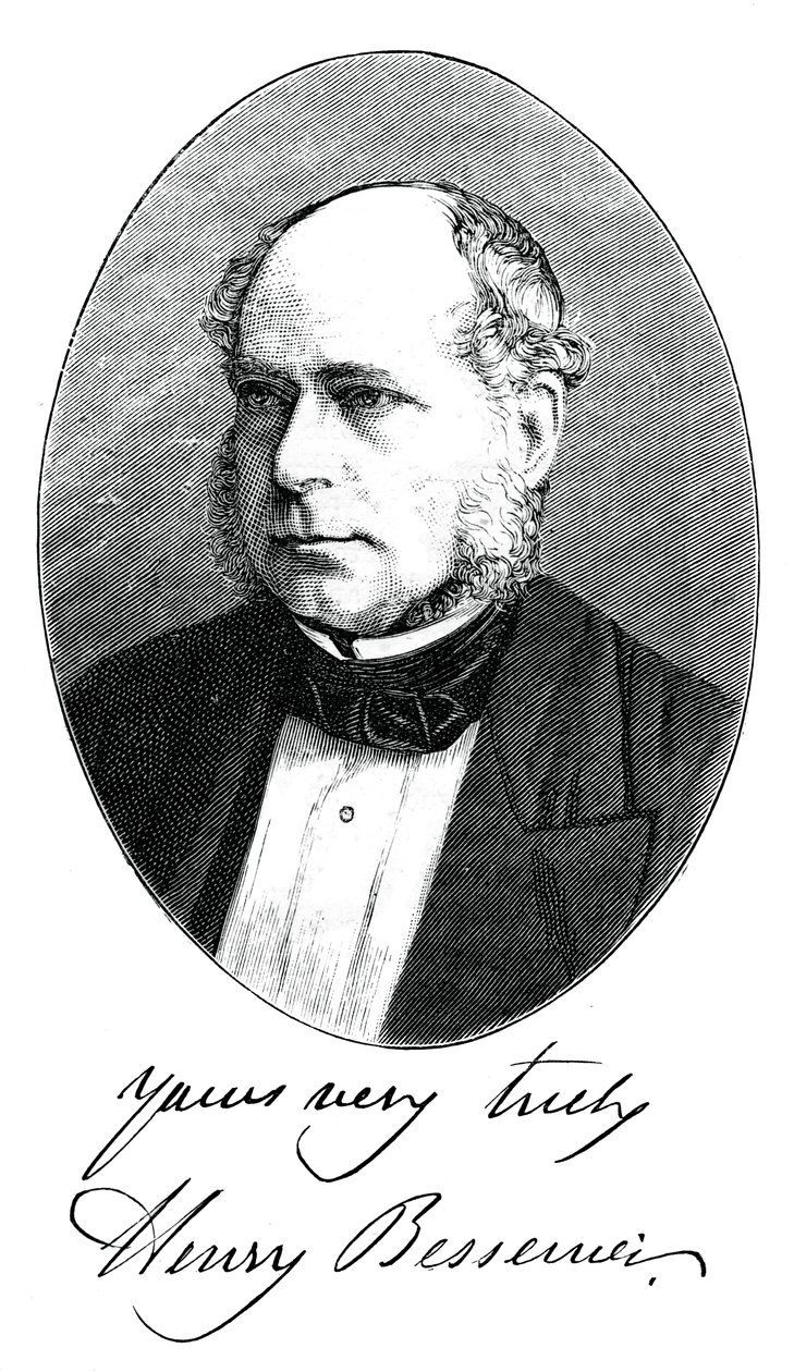 Sir Henry Bessemer, engenheiro inglês, c1880 de Unbekannt