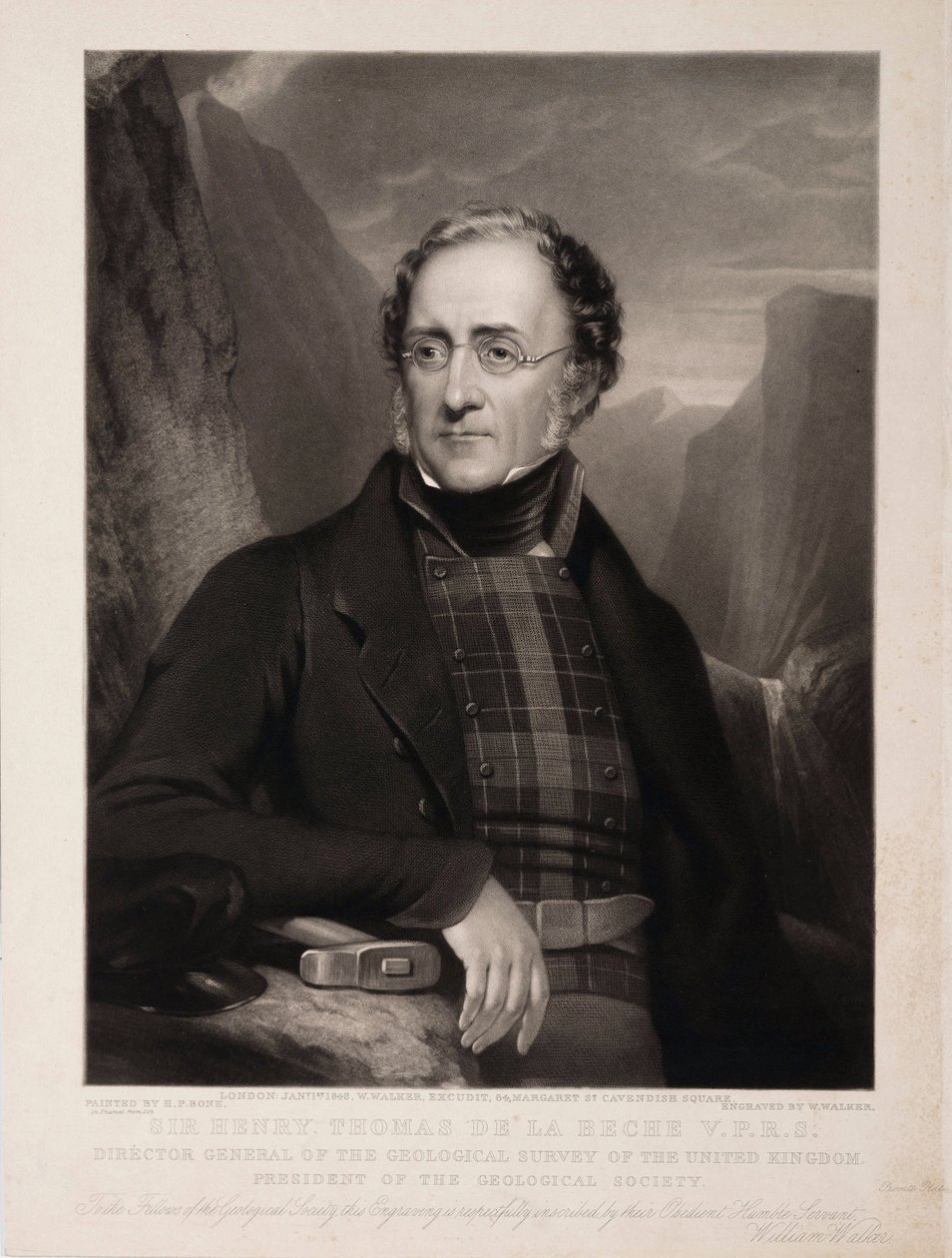 Sir Henry Thomas de la Beche, VPRS, geólogo de Unbekannt