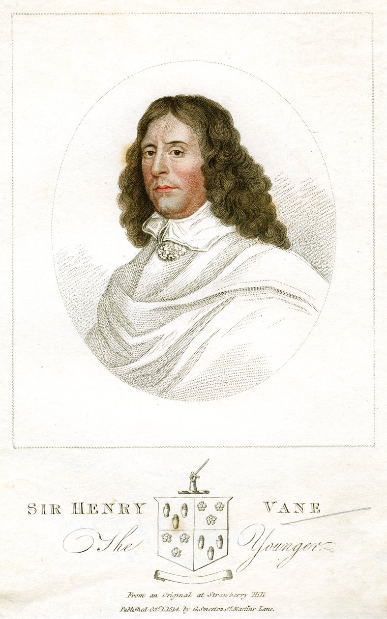 Sir Henry Vane, o Jovem, estadista e autor inglês, 1814 de Unbekannt