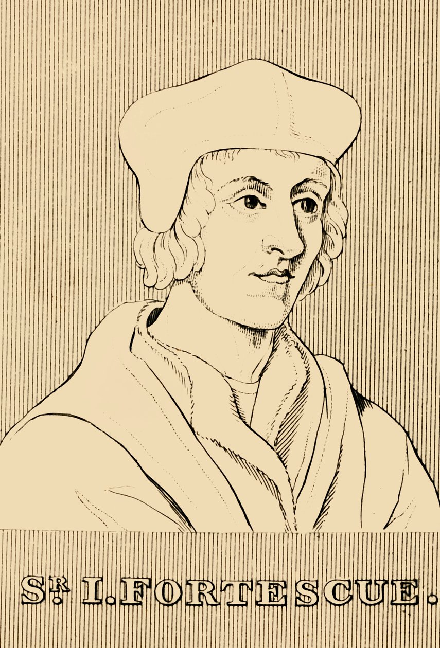 Sir J. Fortescue, c1394-1479, 1830. de Unbekannt