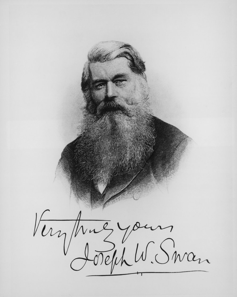 Sir Joseph Wilson Swan, cientista e inventor, c1900 de Unbekannt