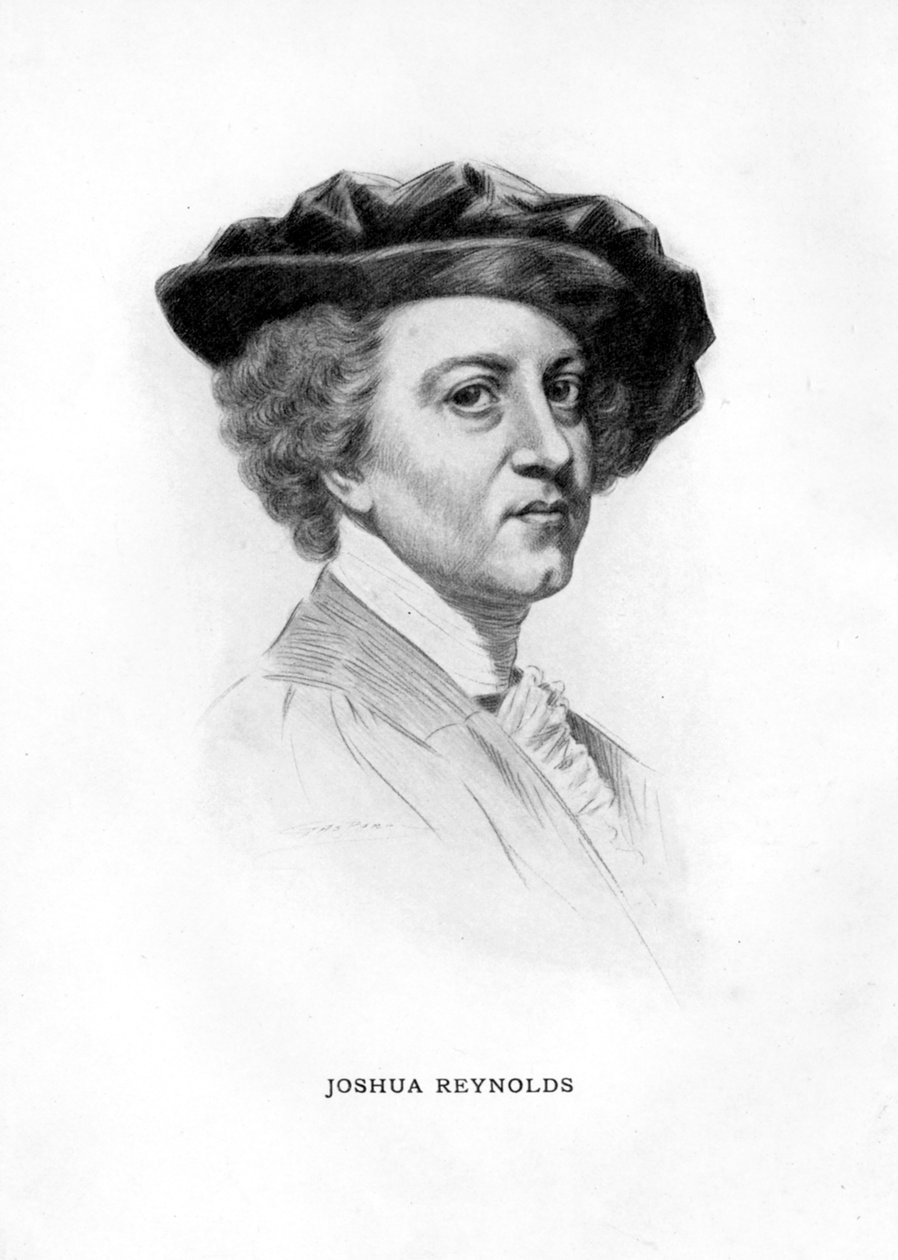 Sir Joshua Reynolds, pintor inglês, 1912 de Unbekannt