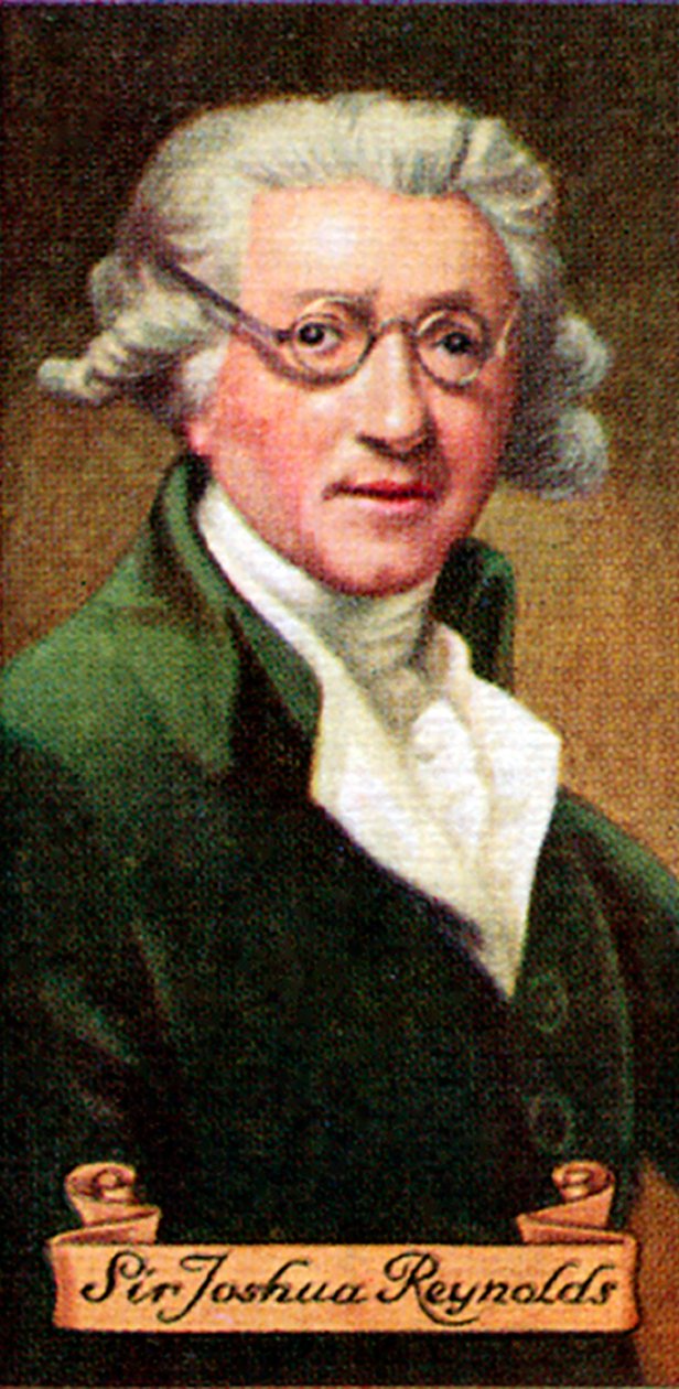 Sir Joshua Reynolds, retirado de uma série de cartões de cigarro, 1935 de Unbekannt