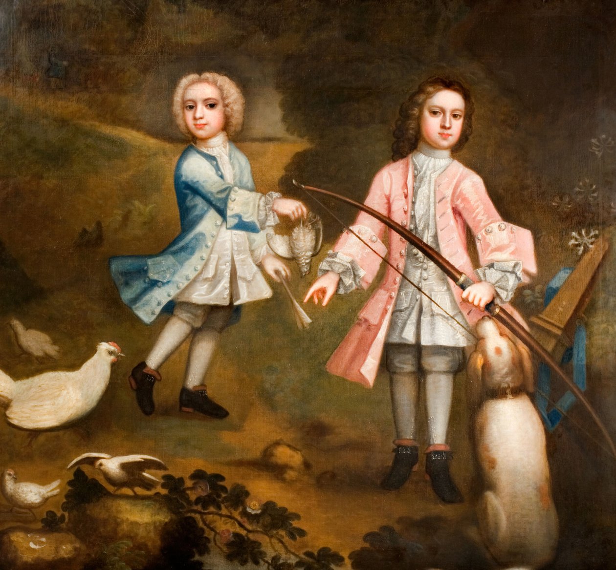 Sir Lister e Sir Charles Holte como meninos, 1750. de Unbekannt