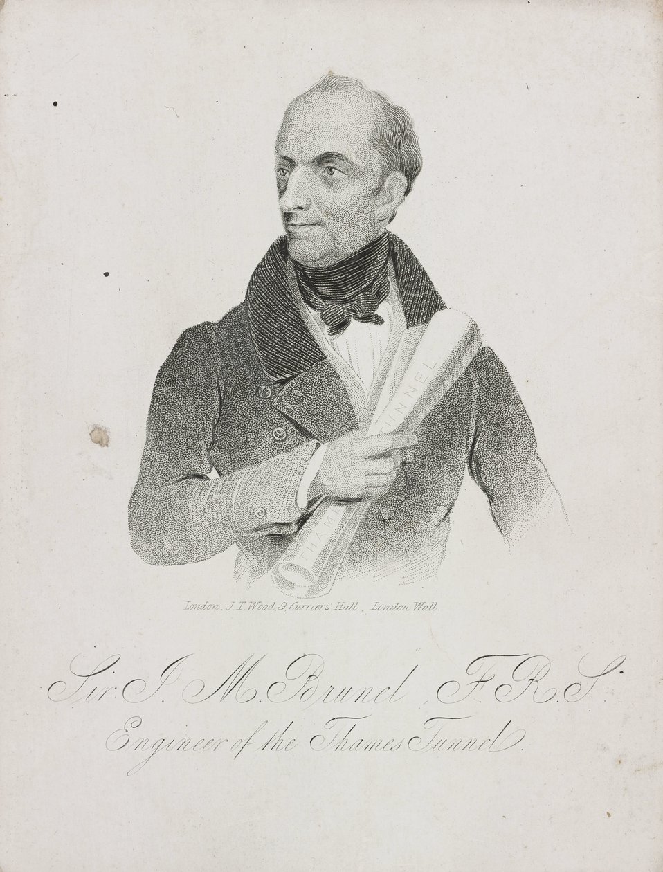 Sir Marc Isambard Brunel, engenheiro e inventor inglês de origem francesa, c 1810s de Unbekannt