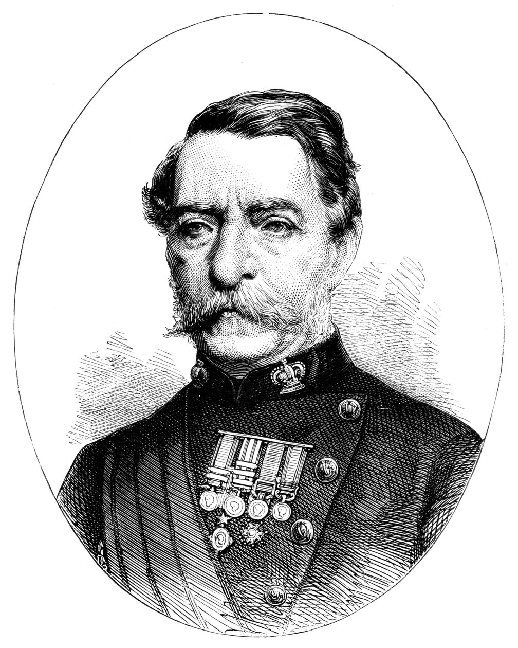 Sir Robert Napier 1791-1876, senhor Napier de Magdala de Unbekannt
