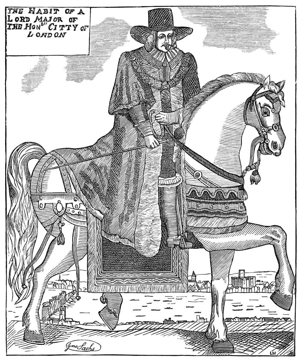 Sir Robert Titchborne, prefeito de Londres c1656 1886 de Unbekannt
