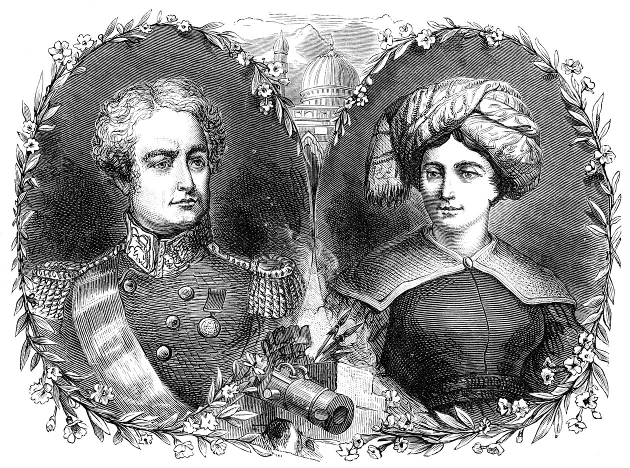 Sir Robert e Lady Sale, século XIX de Unbekannt