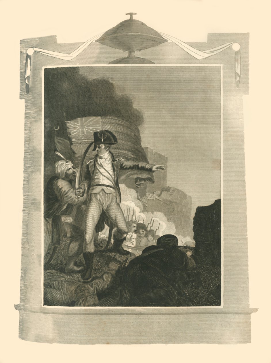 Sir Sidney Smith Defendendo a Violação no Acre, 1799, 1816. de Unbekannt