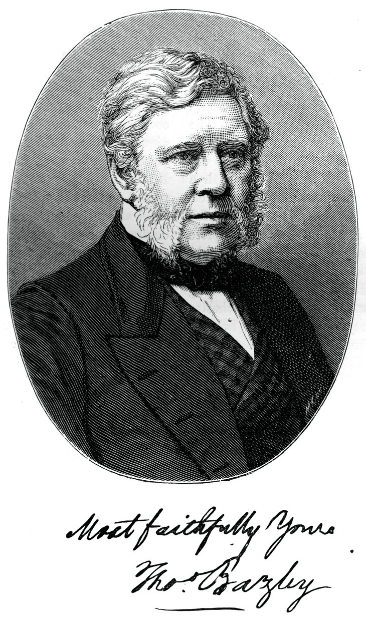 Sir Thomas Bazley, 1º Baronet, fabricante e político britânico, c1880 de Unbekannt
