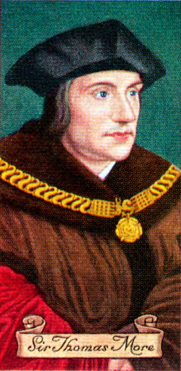 Sir Thomas More, tirado de uma série de cartões de cigarro, 1935 de Unbekannt