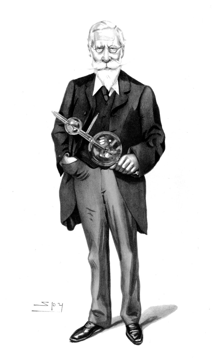Sir William Crookes, físico e químico inglês, c 1900s de Unbekannt