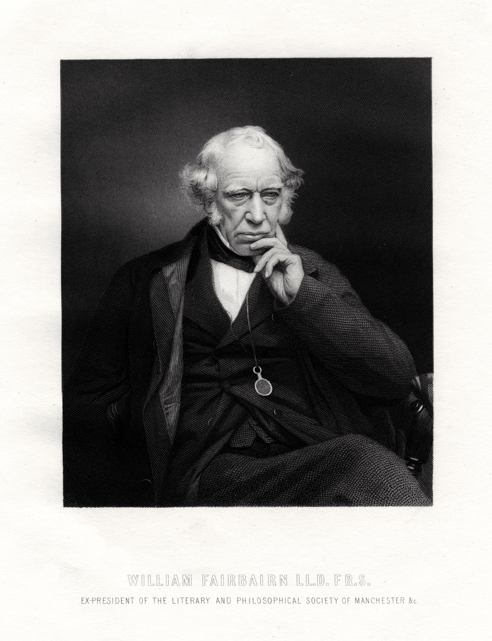 Sir William Fairbairn, 1º Baronete, engenheiro escocês, século XIX de Unbekannt