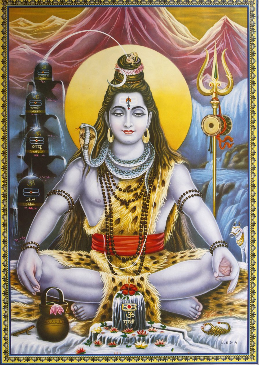 Sitting Shiva picture, Rishikesh, Índia de Unbekannt