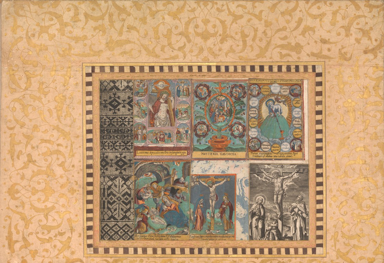 Seis Cenas Devocionais, Fólio do Álbum Bellini, ca. 1600. de Unbekannt