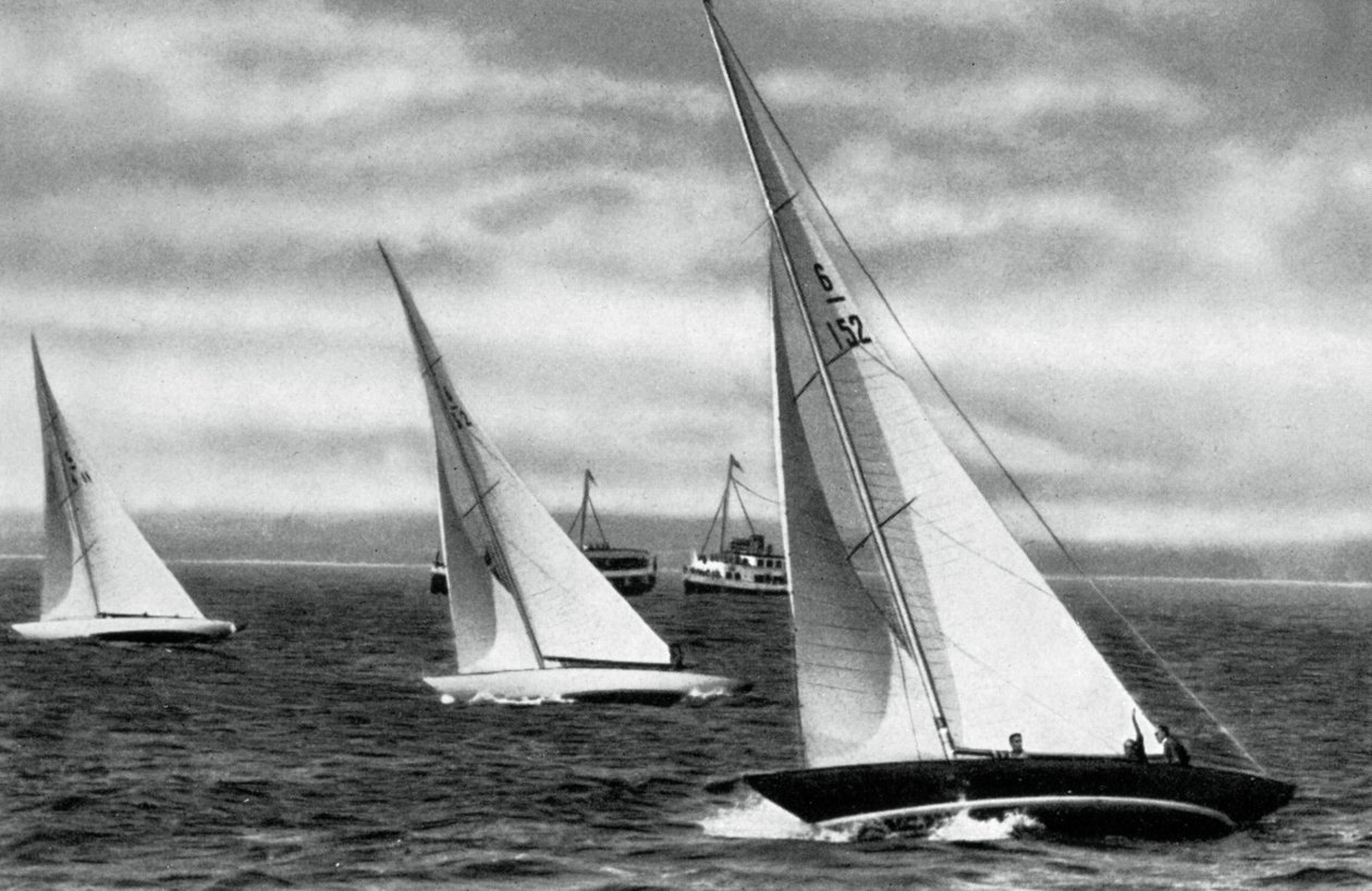 Vela de seis metros na classe R, Jogos Olímpicos de Berlim, 1936 de Unbekannt