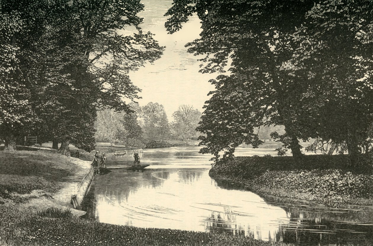 Sixth Form Bench e Fellows Eyot, 1911. de Unbekannt