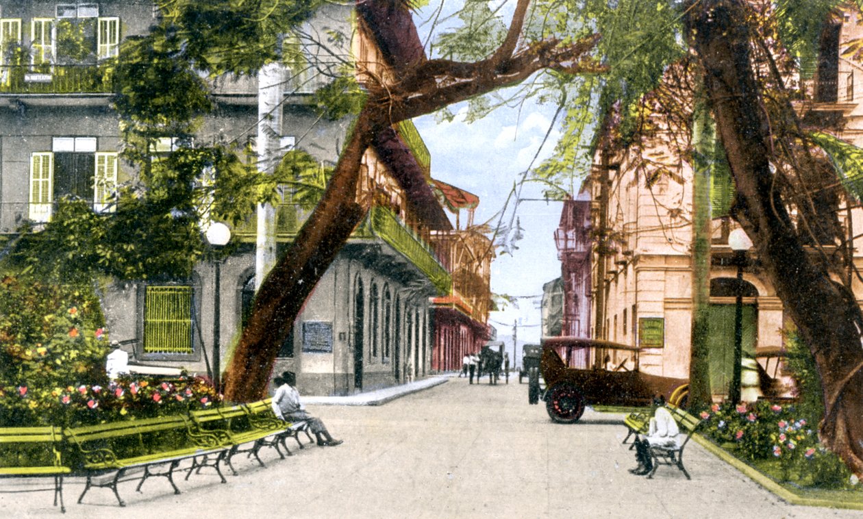 Sixth Street, Cidade do Panamá, c1900s de Unbekannt