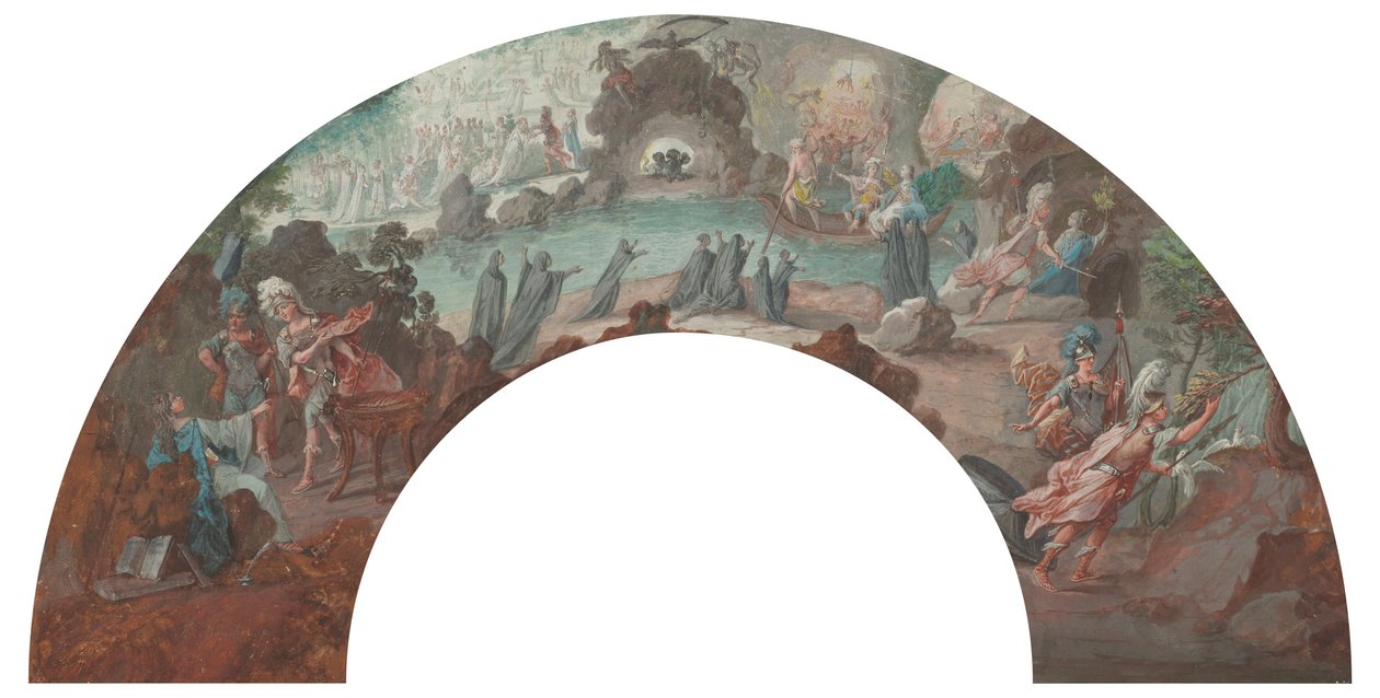 Esboço para o Aeneid, década de 1700. de Unbekannt