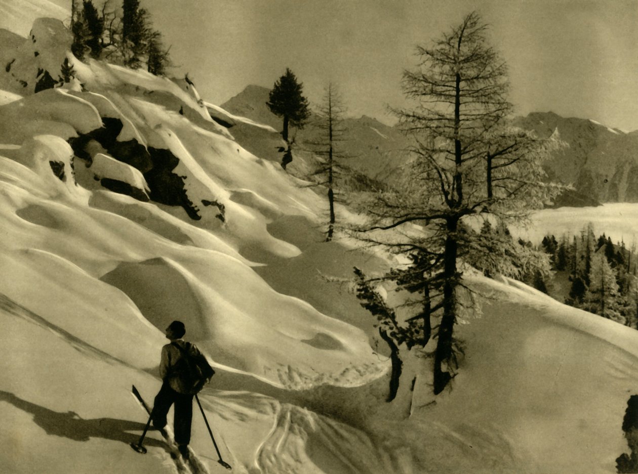 Esqui em Ankogel, Áustria, c1935. de Unbekannt