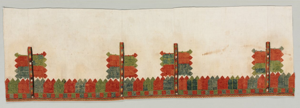 Borda e manga da saia, década de 1700. de Unbekannt