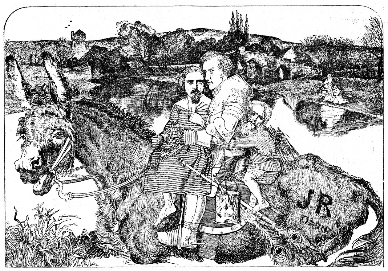 Esquete sobre Sir Isumbras e o PRB, 1923 de Unbekannt