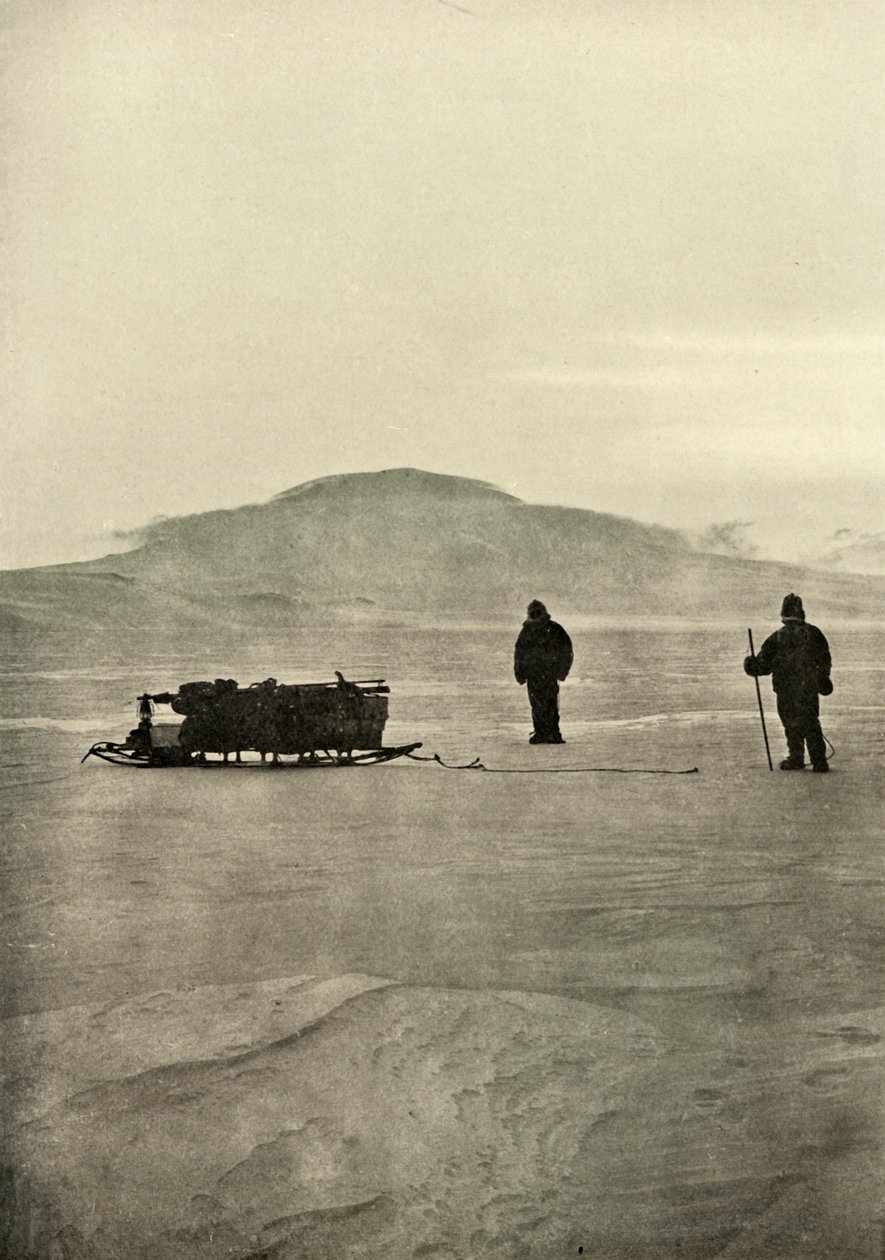 Trenó na barreira antes do retorno do sol, c1908, 1909 de Unbekannt