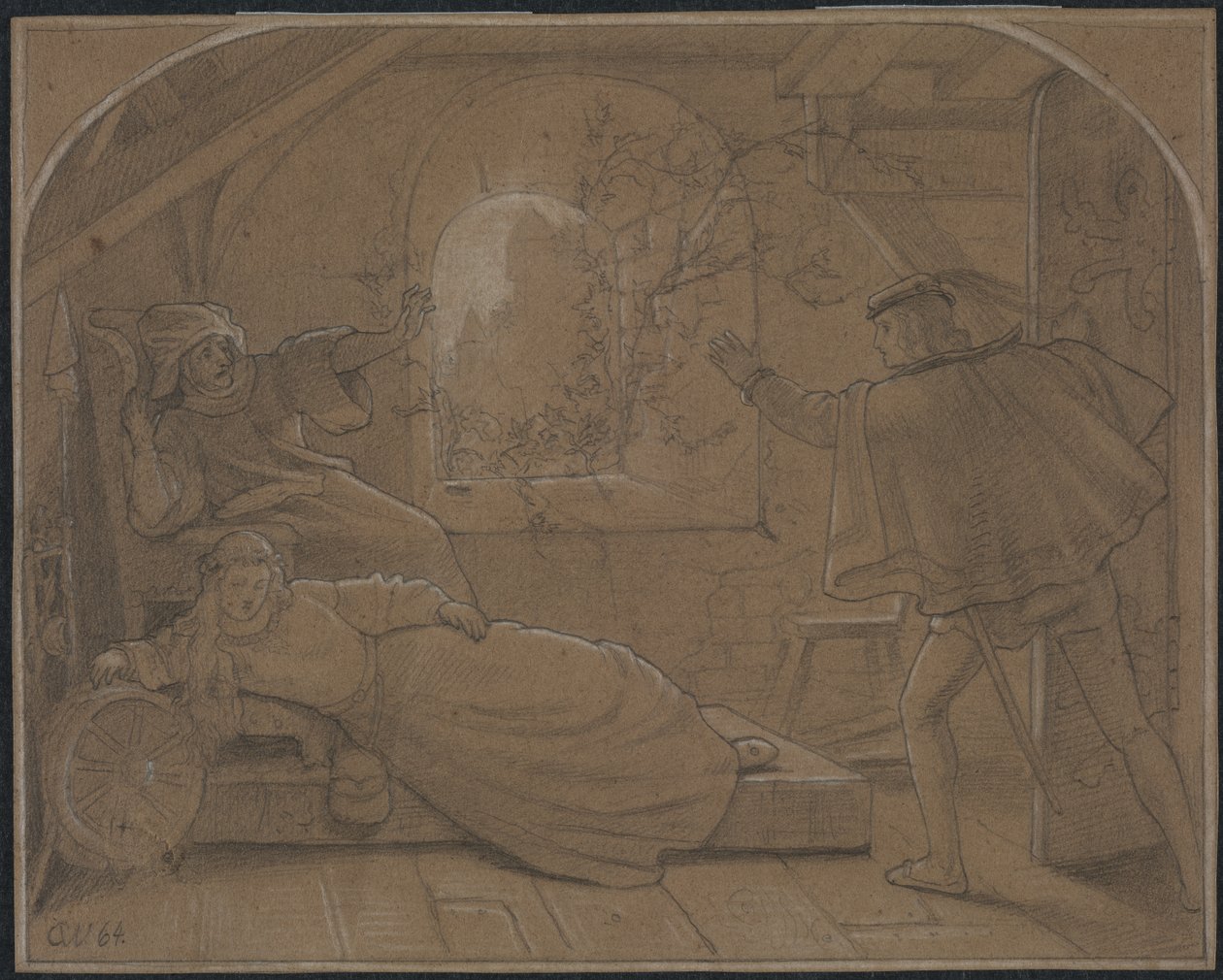 A Bela Adormecida Dornröschen, 1864. de Unbekannt
