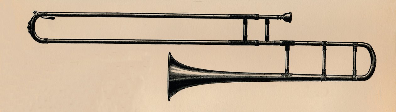 Slide Trombone, 1895. de Unbekannt