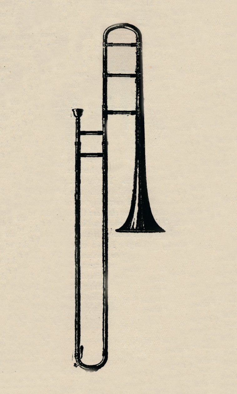 Slide Trombone, 1910. de Unbekannt