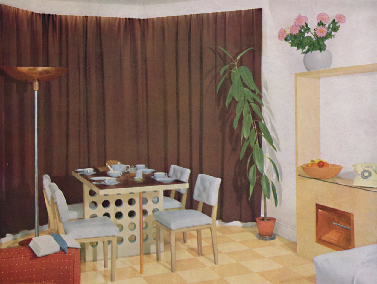 Pequena sala de jantar, 1938 de Unbekannt