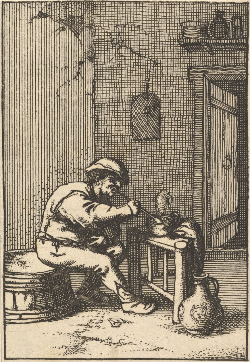 Cópia do fumante, 1610-85. de Unbekannt