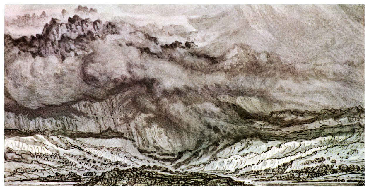 Snowdon, uma tempestade que se aproxima, 1853 1956 de Unbekannt