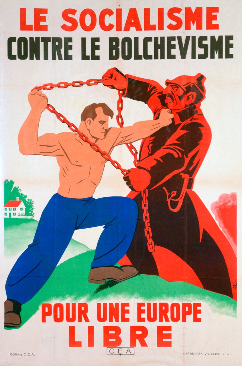 Socialismo contra o bolchevismo, por uma Europa livre, século 20 de Unbekannt